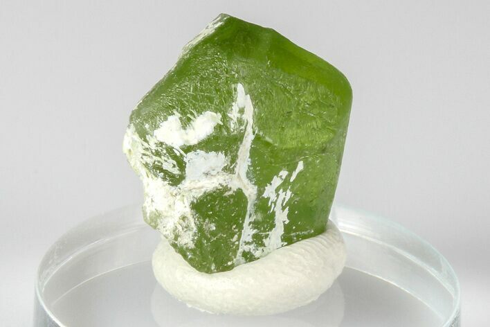 Green Olivine Peridot Crystal - Pakistan #185254